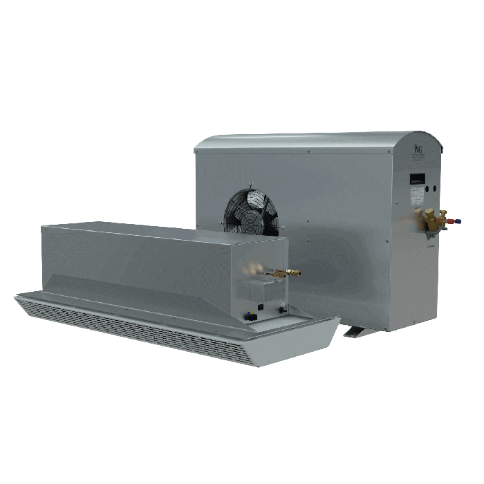 Photo of the Wine Guardian CS050 Ceiling Mounted Wine Cooling Unit.