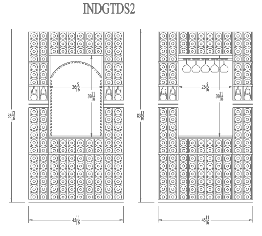 7ft individual line drawing