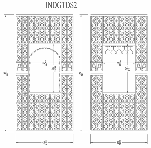 8ft individual line drawing