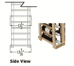 full depth rack side view